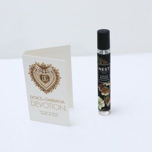 Nest Cocoa Woods Dolce Gabbana Devotion rollerball scent spray vanilla sweet
